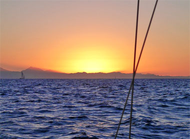Sunrise over Cabo San Lucas