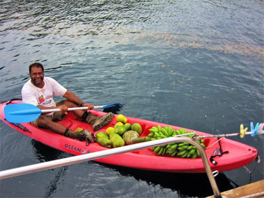 Bob delivering produce