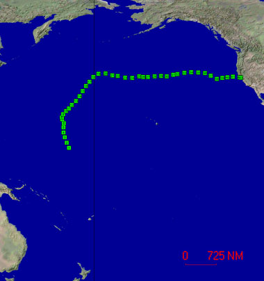 Moana's 41 day voyage
