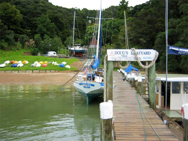 Careening in Opua